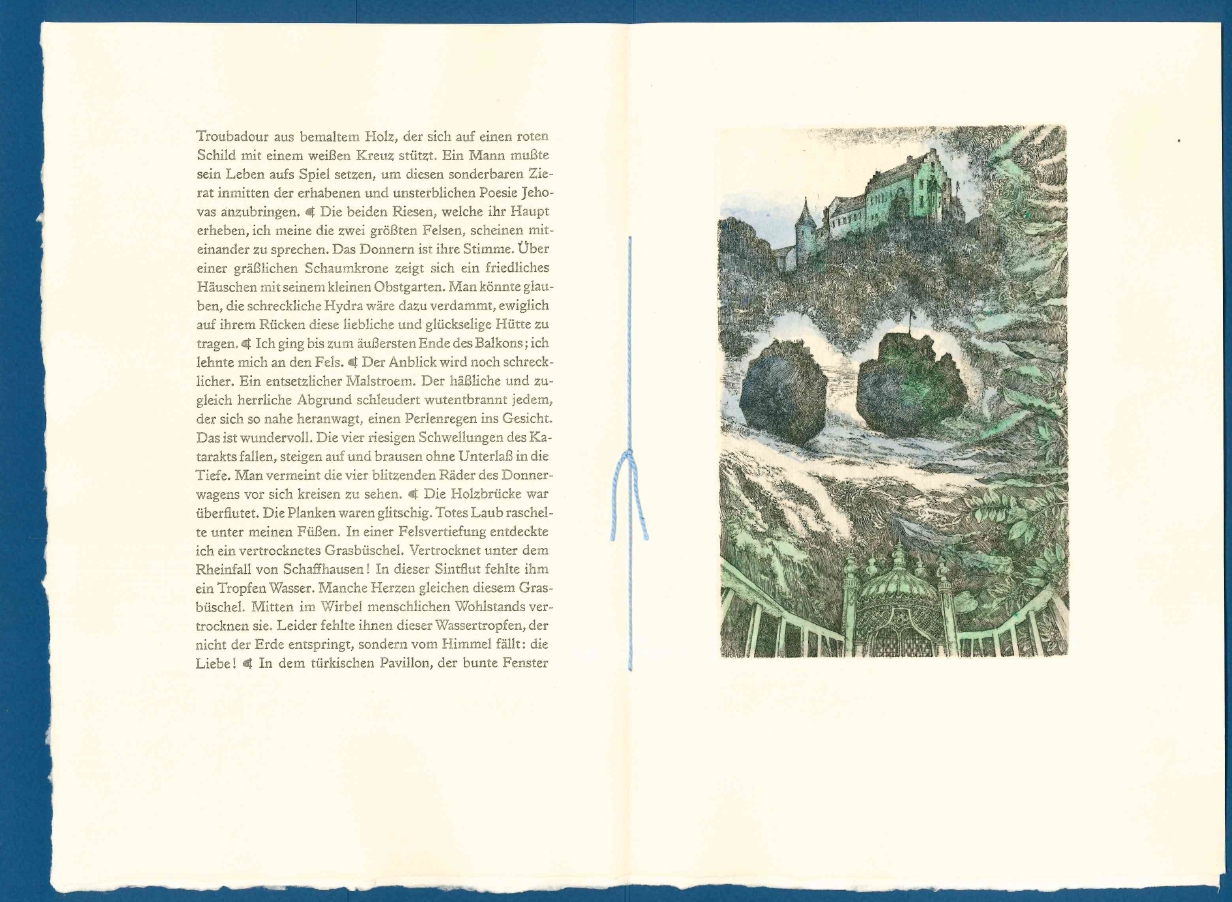 Victor Hugo. Am Rheinfall. [Erstdruck]